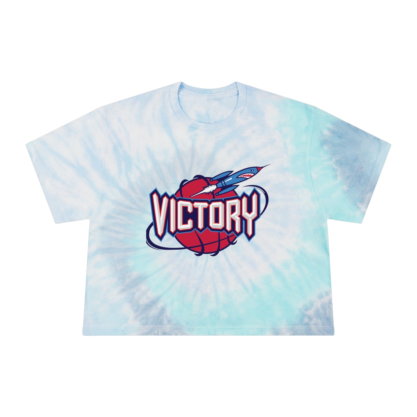 DFV (Rockets) - Women's Tie-Dye Crop Tee