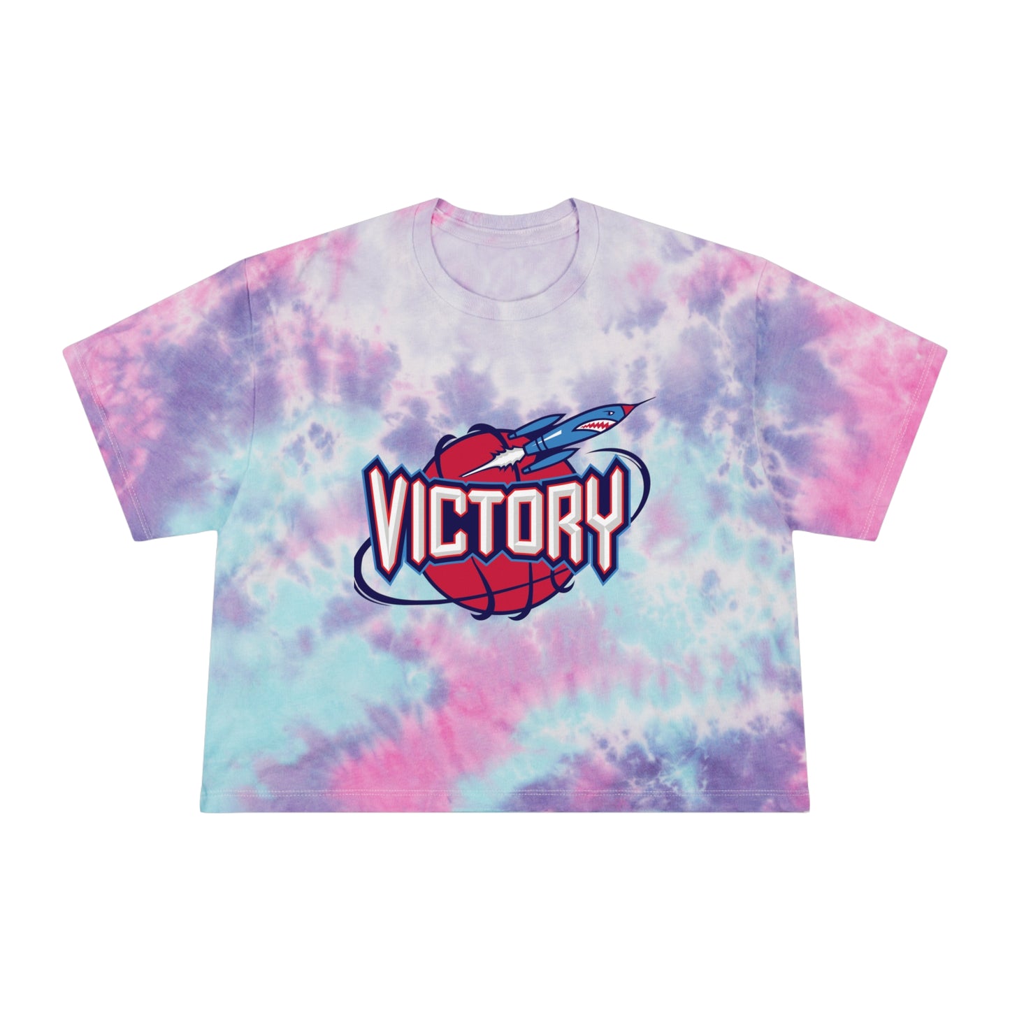 DFV (Rockets) - Women's Tie-Dye Crop Tee