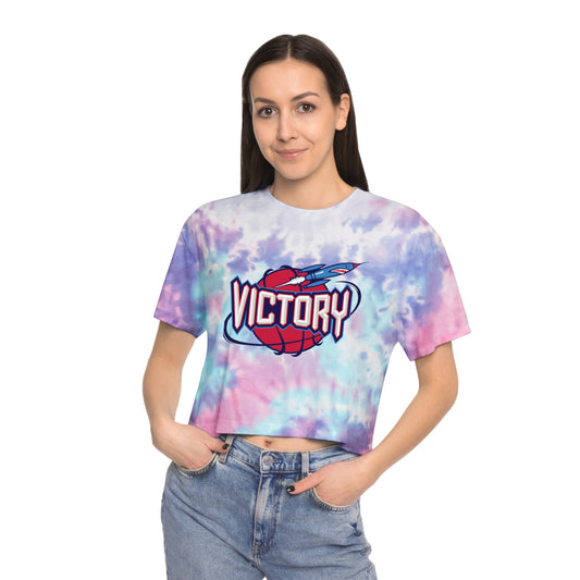 DFV (Rockets) - Women's Tie-Dye Crop Tee